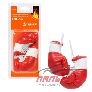ОСВЕЖИТЕЛЬ "AIRLINE" ПОДВЕСНОЙ ENERGY/ЭНЕРГИЯ БОКСЕРСКИЕ ПЕРЧАТКИ