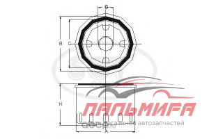 ФИЛЬТР МАСЛЯНЫЙ SCT SM5084