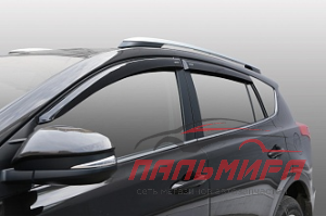 ВЕТРОВИКИ НАКАЛДНЫЕ 4 шт. Toyota Rav 4 IV 2013  Voron Glass Samurai
