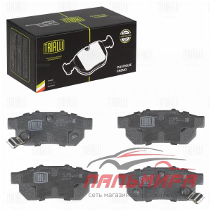 КОЛОДКИ ТОРМОЗНЫЕ ЗАДНИЕ HONDA CIVIC VI (95-)/JAZZ II (02-) (PF 4036) TRIALLI