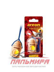 ОСВЕЖИТЕЛЬ "AREON" FRESCO ГАВАЙИ (ПОДВЕСНОЙ, БУТЫЛОЧКА, ДЕРЕВО)