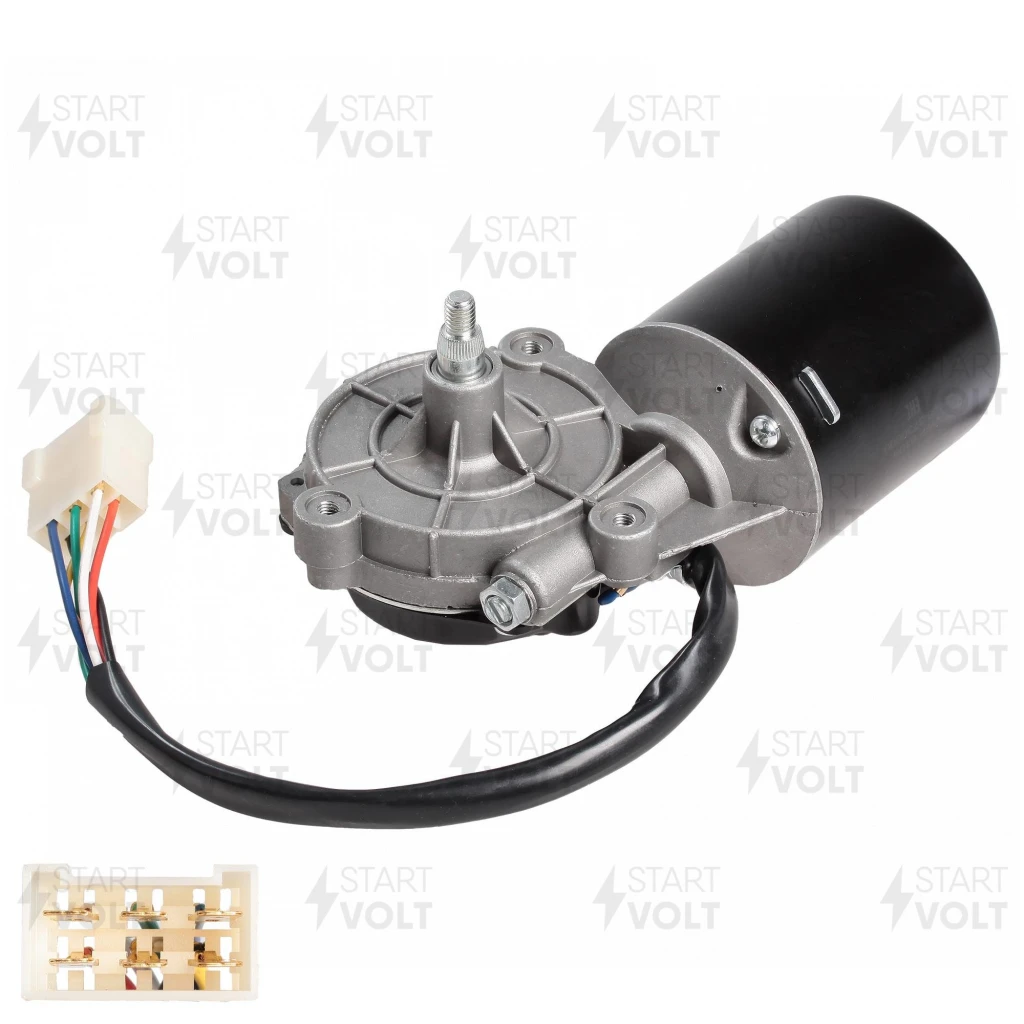 МОТОР СТЕКЛООЧИСТИТЕЛЯ для а/м ГАЗ-3110/3302 ВАЗ-2108 "СТАРТВОЛЬТ"