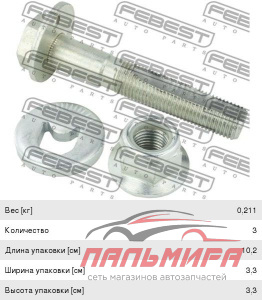 БОЛТ С ЭКСЦЕНТРИКОМ РЕМКОМПЛЕКТ 0229T31KIT