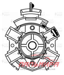 УЗЕЛ ЩЕТОЧНЫЙ СТАРТЕРА TOYOTA,COROLLAE180,131,6I,1,8IVBS,1915  STARTVOLT VBS1915
