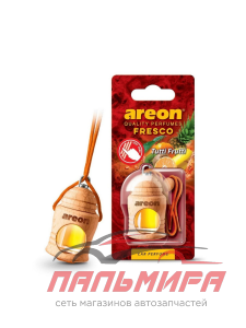 ОСВЕЖИТЕЛЬ "AREON" FRESCO ТУТТИ-ФРУТТИ (ПОДВЕСНОЙ, БУТЫЛОЧКА, ДЕРЕВО)