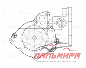НАСОС ВОДЯНОЙ MITSUBISHI PAJERO SPORT (08-)/L200 (06-) 2.5D (LWP 1148)  LUZAR