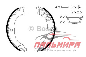 Колодки тормозные барабанные CITROEN JUMPER/FIAT DUCATO/PEUGEOT BOXER (230/244) -06