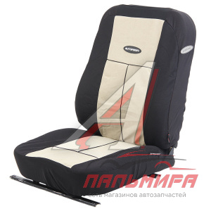ЧЕХЛЫ AUTOPROFI TT 9 ПР. ПОЛИЭСТЕР/ВЕЛЮР 5 П/Г AIRBAG ЧЕРНО-БЕЖЕВЫЕ TT-902V BK/L.BE