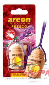 ОСВЕЖИТЕЛЬ "AREON" FRESCO СИРЕНЬ (ПОДВЕСНОЙ, БУТЫЛОЧКА, ДЕРЕВО)