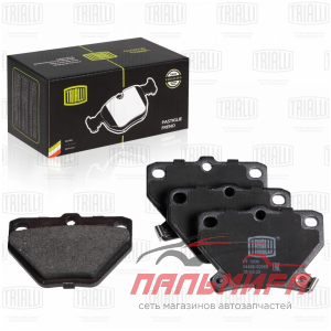 КОЛОДКИ ТОРМОЗНЫЕ ЗАДНИЕ TOYOTA COROLLA E120 01-06/PRIUS 00-09/YARIS 99-06