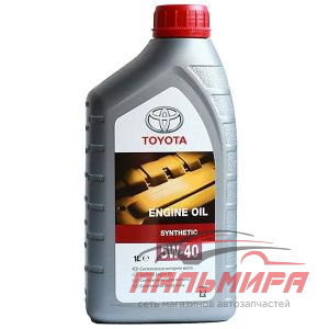 МАСЛО МОТОРНОЕ "TOYOTA ENGINE OIL" 5W/40 (1Л. СИН.)
