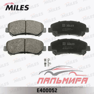 КОЛОДКИ ТОРМОЗНЫЕ ДИСКОВЫЕ ПЕРЕД. NISSAN QASHQAI СМЕСЬ LOW-METALLIC "MILES"