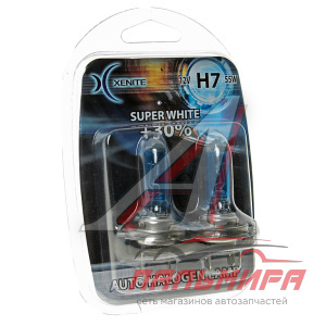 ЛАМПА H7 12V 55W+30% "XENITE" 2ШТ