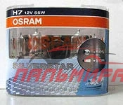 ЛАМПА H7 12V 55W PX26d "OSRAM" SILVERSTAR +50%