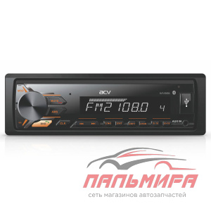 АВТОМАГНИТОЛА ACV AVS-812BA 1DIN/ЯНТАРНАЯ/USB/AUX/SD/FM/4*50