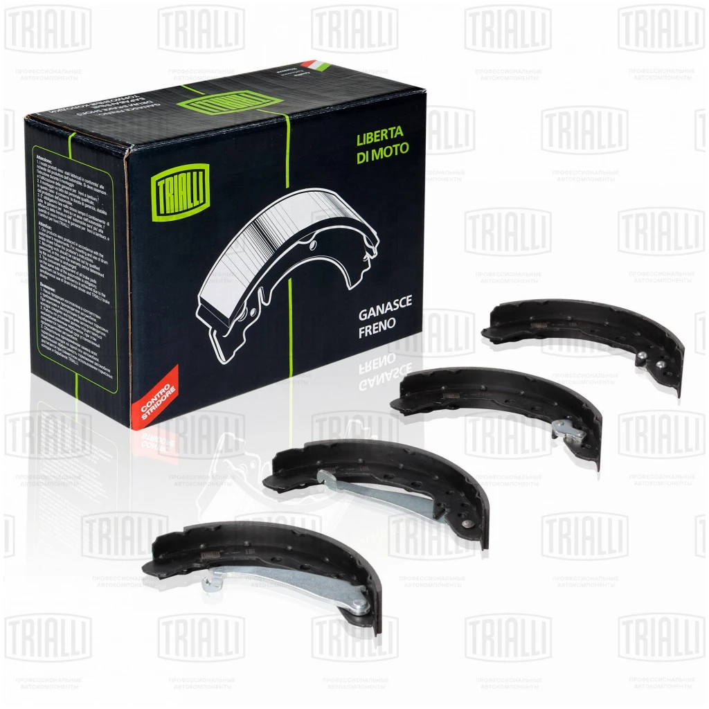 КОЛОДКИ ТОРМОЗНЫЕ БАРАБАННЫЕ ЗАДНИЕ VW PASSAT B3 TRIALLI GF1865