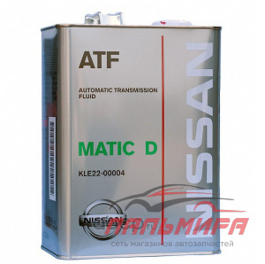 МАСЛО ТРАНСМИССИОННОЕ NISSAN ATF D 4Л АКПП