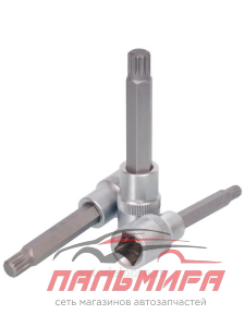 ГОЛОВКА С ВСТАВКОЙ  SPLINE 1/2" М8 L=100 ММ АВТОДЕЛО 39608