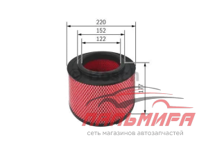 ФИЛЬТР ВОЗДУШНЫЙ F026400344