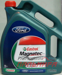 МАСЛО МОТОРНОЕ FORD MAGNATEC PROFESSIONAL 5W30 API SN/CF, ACEA A5/B5 (5Л СИН)