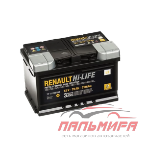 АККУМУЛЯТОР "RENAULT" 70AH