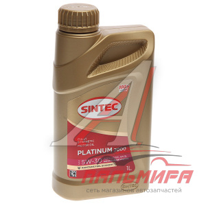 МАСЛО МОТОРНОЕ "SINTEC" PLATINUM 7000 5W/30 A5/B5  (1Л. СИН.)