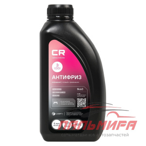 АНТИФРИЗ, ГОТОВЫЙ РАСТВОР CR TOYOTA/LEXUS/HYUNDAI/KIA, SLLC, P-OAT, ФЛУОР, -40°С, РОЗОВЫЙ, 1Л.