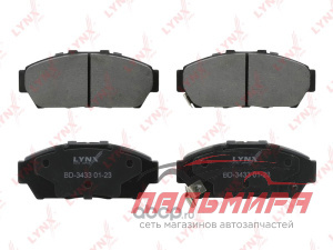 Колодки тормозные дисковые перед LYNXauto BD-3433 
