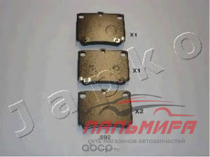 КОЛОДКИ ТОРМОЗНЫЕ ДИСКОВЫЕ ЗАДНИЕ, КОМПЛЕКТ 51592