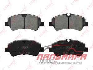 КОЛОДКИ ТОРМОЗНЫЕ ДИСКОВЫЕ   LYNXAUTO