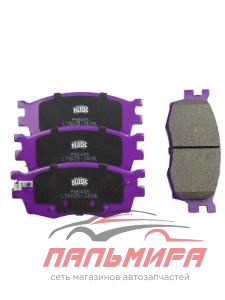 КОЛОДКИ ТОРМОЗНЫЕ ДИСКОВЫЕ ПЕРЕД NIBK PN0435