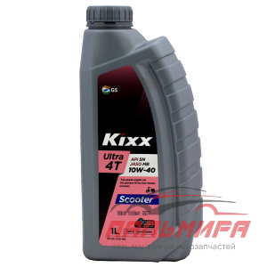МАСЛО МОТОРНОЕ "KIXX ULTRA 4T SCOOTER SN/MB 10W/40 (1Л. СИН.)