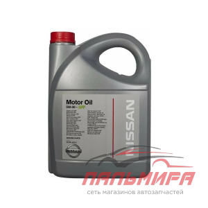 МАСЛО МОТОРНОЕ "NISSAN MOTOR OIL" DPF 5W30 (5Л. СИН.)