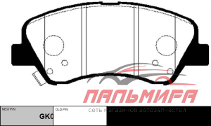 КОЛОДКИ ТОРМОЗНЫЕ CTR CKKH46