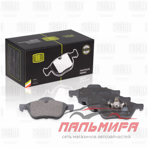 КОЛОДКИ ТОРМОЗНЫЕ ПЕРЕДНИЕ RENAULT MEGANE II (02-) ДЛЯ ATE (PF 0904) TRIALLI