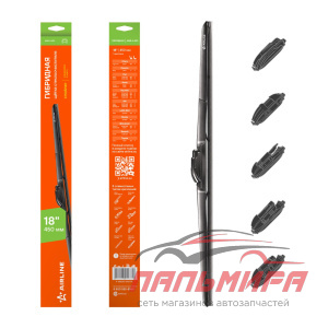 (!!!) ЩЕТКА СТЕКЛООЧИСТИТЕЛЯ 45СМ ГИБРИДНАЯ "AIRLINE"