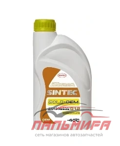 ЯЯЯ АНТИФРИЗ "SINTEC GOLD" ЖЕЛТЫЙ (1 Л)