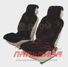 НАКИДКА НА СИДЕНЬЕ НАТ.МЕХ ОВЧИН "SENATOR" COUNTRY WOOL ЧЕРНАЯ 2 ШТ.