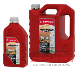 МАСЛО МОТОРНОЕ TOTACHI NIRO LV SYNTHETIC 5W/40 API SP, SN PLUS, SN/CF A3/B4 (СИН.) АКЦИЯ 4+1=5