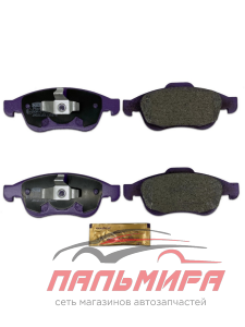 КОЛОДКИ ТОРМОЗНЫЕ ДИСКОВЫЕ NIBK PN0551