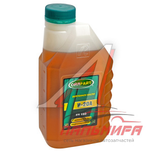 МАСЛО ИНДУСТРИАЛЬНОЕ "OILRIGHT" И-20А (1 Л.МИН.) ВЕРЕТЕННОЕ
