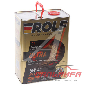 МАСЛО МОТОРНОЕ "ROLF ULTRA" 5W/40 A3/B4 SP (4Л. СИН.)