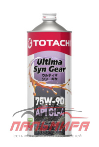МАСЛО ТРАНСМИССИОННОЕ "TOTACHI ULTIMA SYN-GEAR" 75W-90 GL-4 (1Л. СИН.)