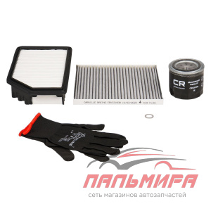 Компл. фильтров для а/м Hyundai Solaris (10-)/Kia Rio (11-) 1.4i/1.6i (масл+возд+салон)
