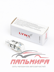 ЛАМПА СВЕТОДИОДНАЯ LED W5W T10 12V W2,1X9,5D SMDX1 6500K LYNXAUTO