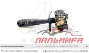 ПЕРЕКЛЮЧАТЕЛЬ УПРАВЛЕНИЯ ФАРАМИ RENAULT LOGAN 04/SANDERO 04