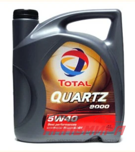 МАСЛО МОТОРНОЕ "TOTAL QUARTZ 9000" 5W/40 (4Л. СИН.) A3 B4