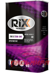 МАСЛО ТРАНСМИССИОННОЕ "RIXX  GL-4/GL-5" 75W/90 (4Л.)