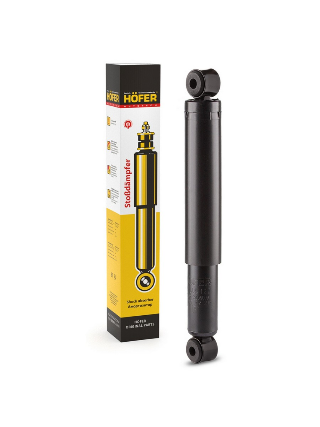 АМОРТИЗАТОР для а/м ГАЗ-3302 (МАСЛ.) "HOFER"