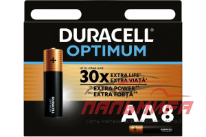 БАТАРЕЙКА "DURACELL" OPTIMUM LR6/AA